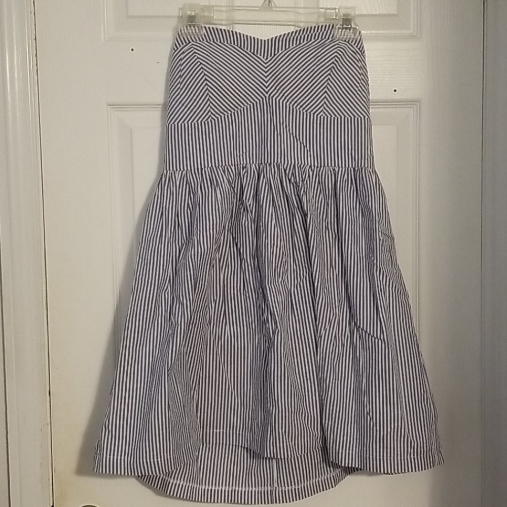 Strapless mini dress NWOT
